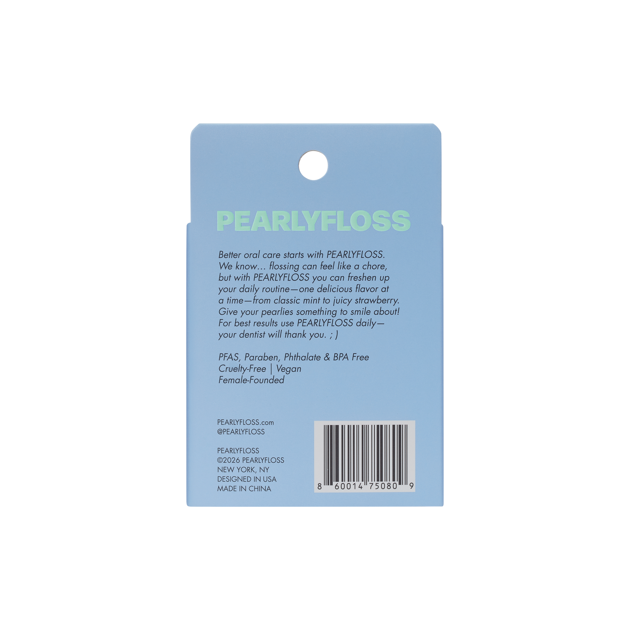 Pearlyfloss Mint Floss