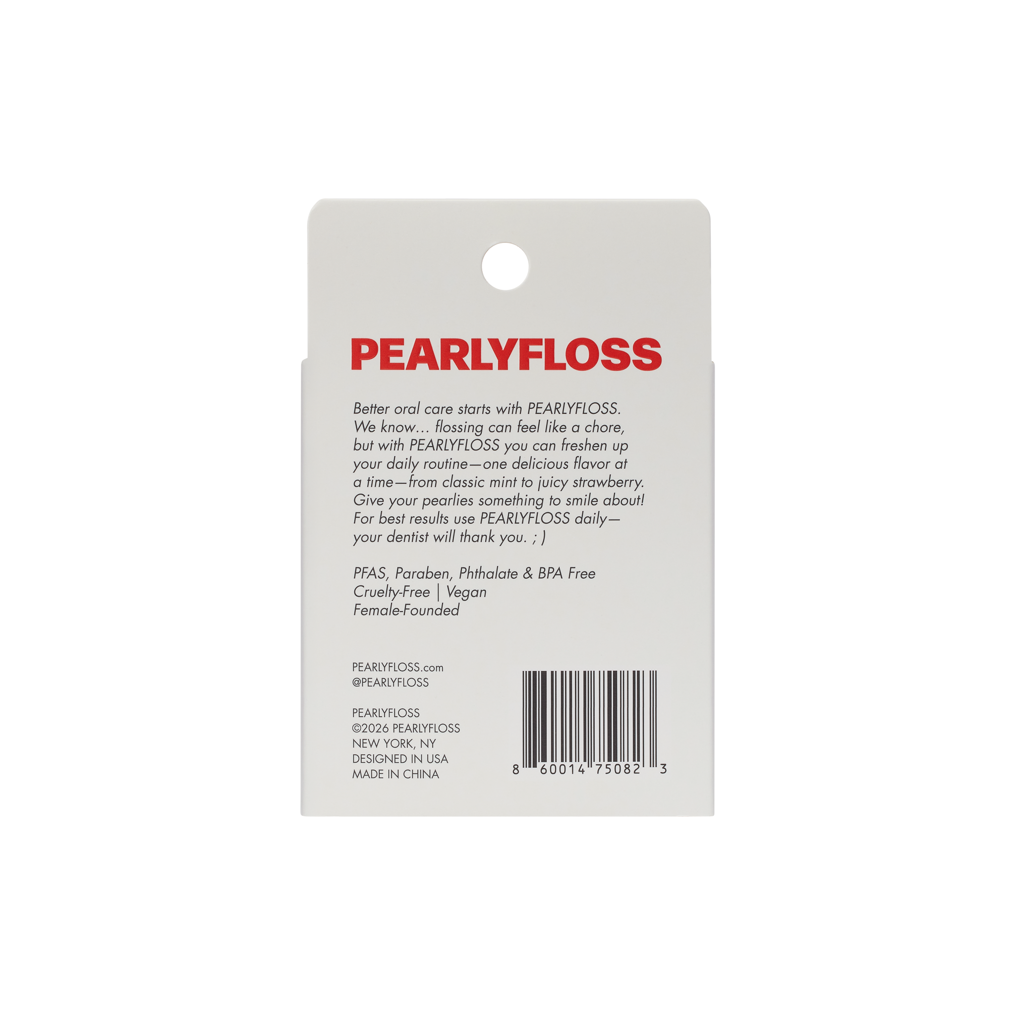 Pearlyfloss Strawberry Floss