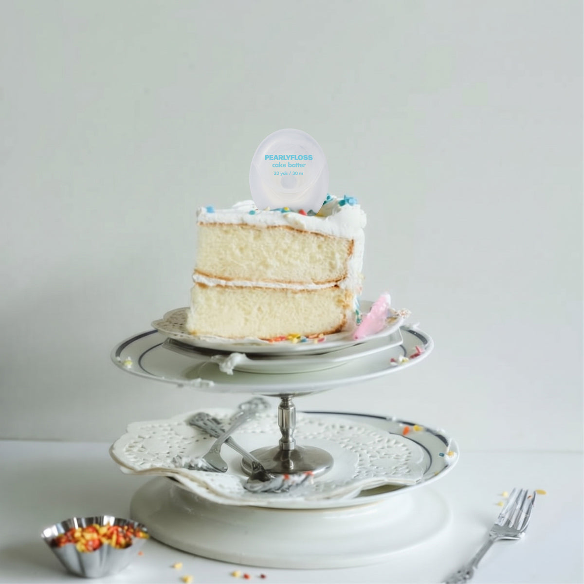 Pearlyfloss Cake Batter Floss