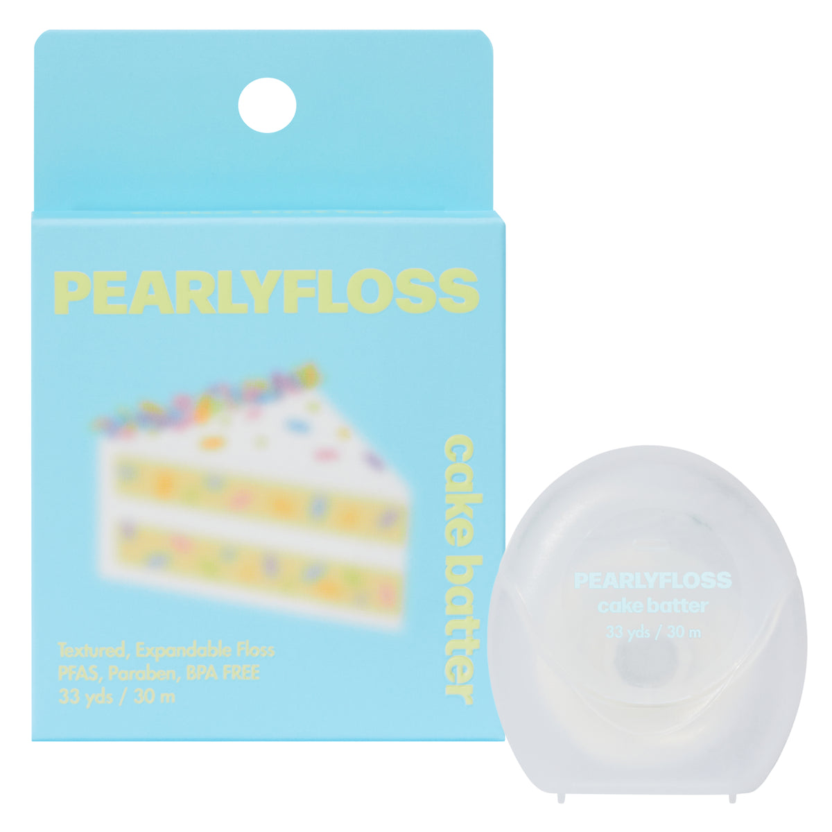 Pearlyfloss Cake Batter Floss
